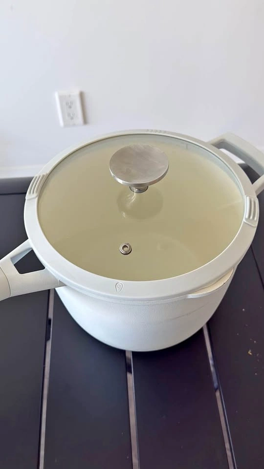 Authentic Kitchen Ceramic Saucepan with Lid