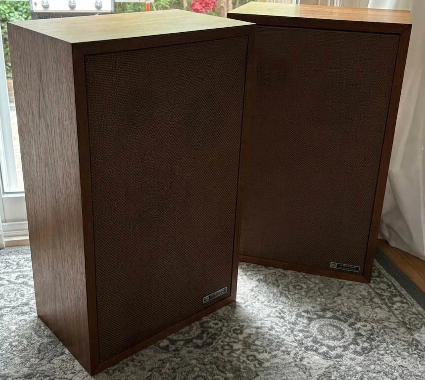 ⚠️READ AD! Vintage 1970s USI SP-7 3-Way Air Speakers - photo 2