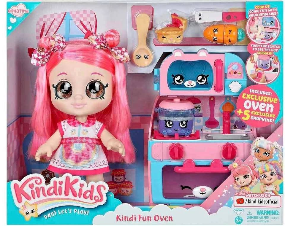 Kindi Kids Fun Oven Playset with Donatina Doll