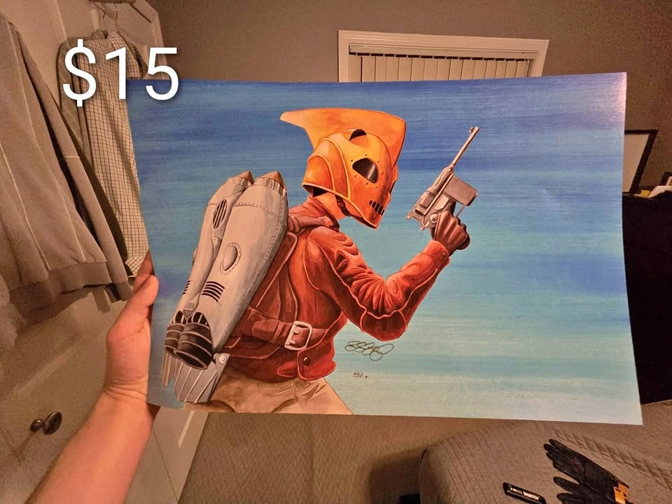 Rocketeer print 11x17