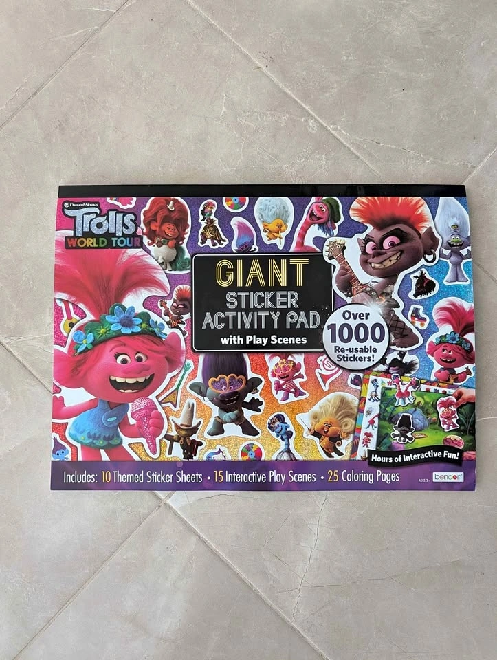 Trolls World Tour Giant Sticker Activity Pad