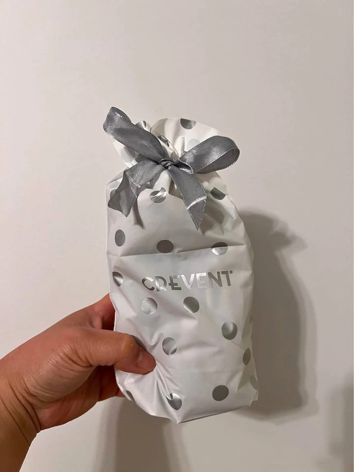 NEW CREVENT Grey Bunny Baby Security Blanket / Lovey