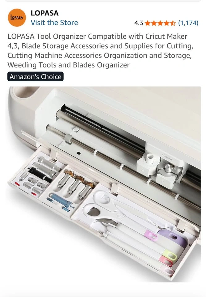 NEW LOPASA Cricut Maker Tool Organizer - photo 5