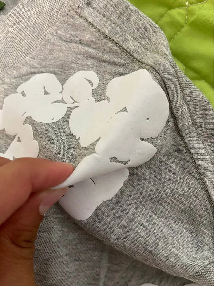 1:1 grey denim tears shirt size small - photo 3