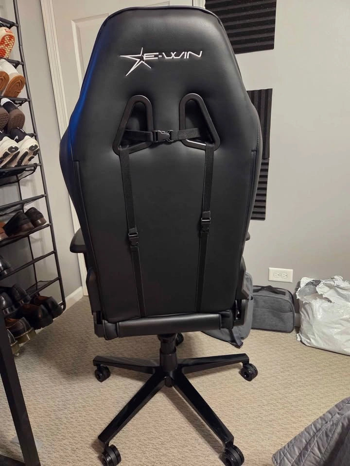 EWIN black leather gaming chair - photo 2