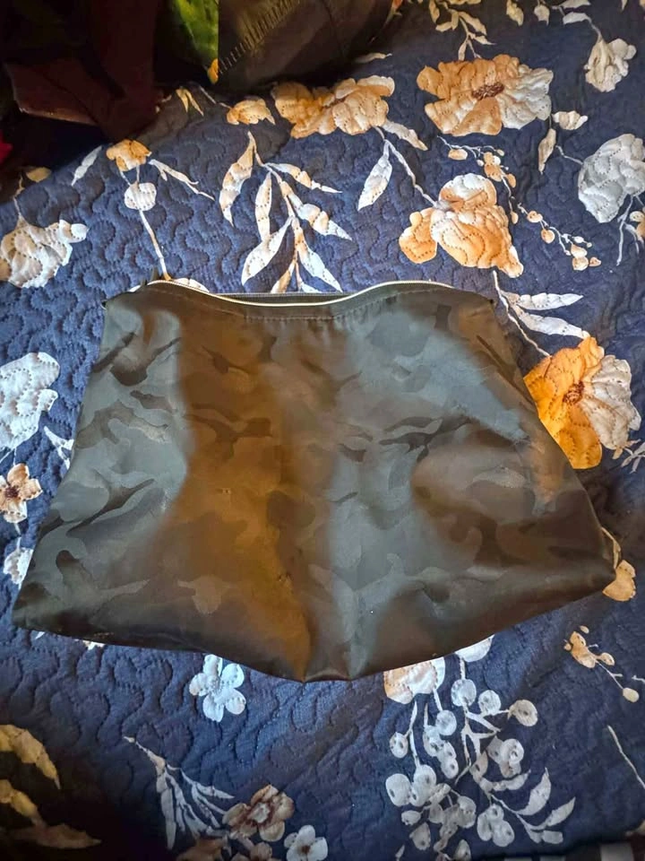 Camo Print Zippered Pouch