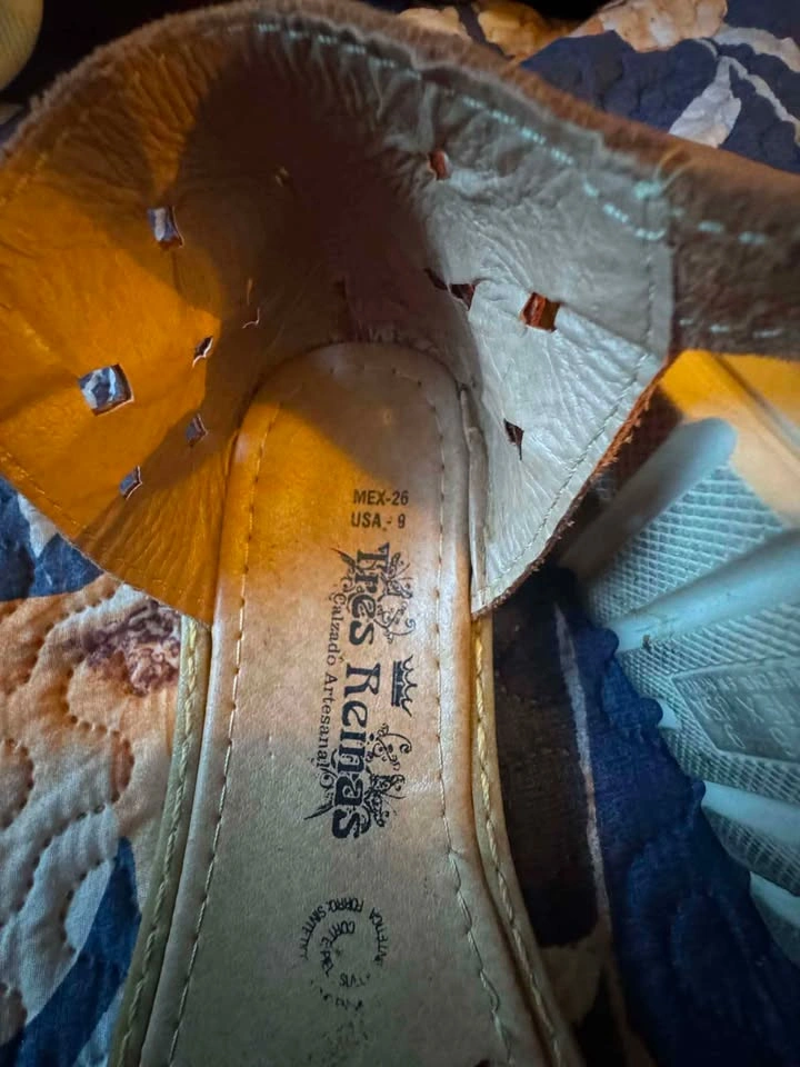 Tres Reinas Leather Huarache Sandals - photo 3