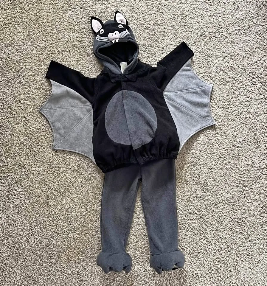 Kids Unisex Size 4T/5T Bat Halloween Costume thumbnail
