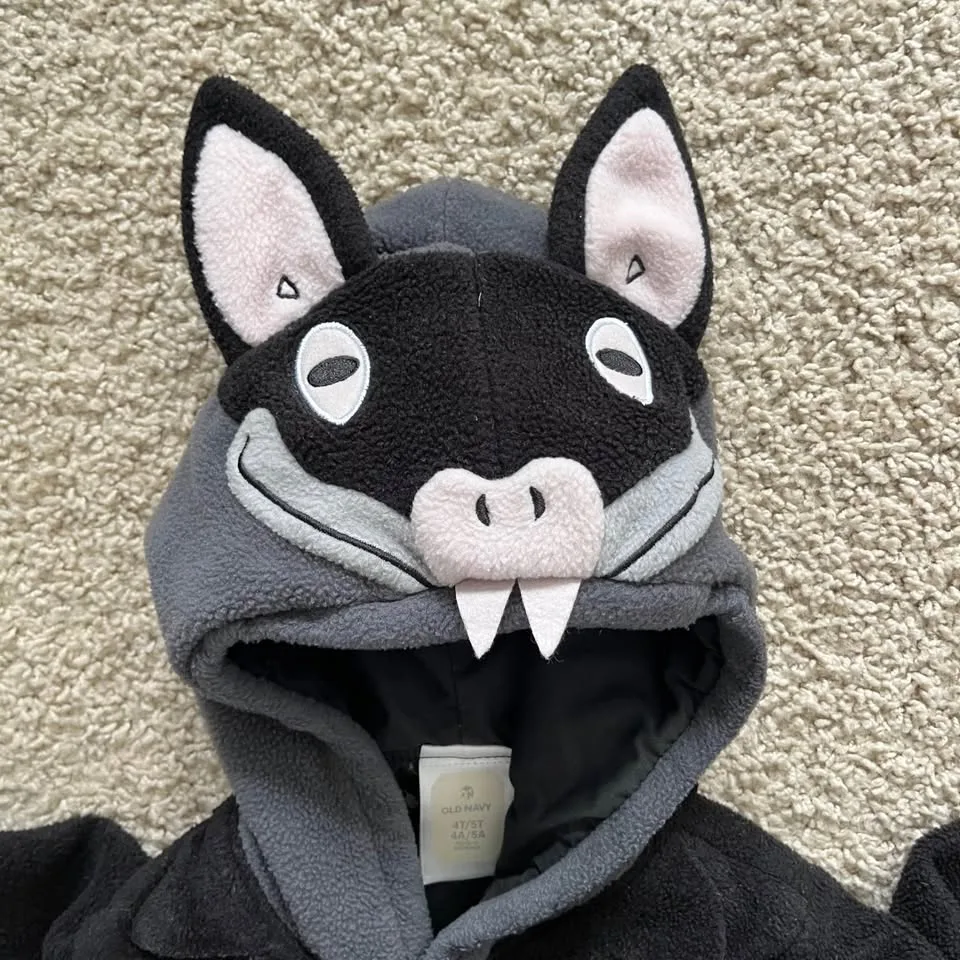 Kids Unisex Size 4T/5T Bat Halloween Costume image indicator(4)