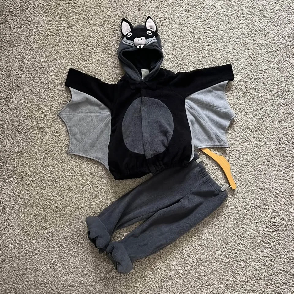 Kids Unisex Size 4T/5T Bat Halloween Costume image indicator(10)