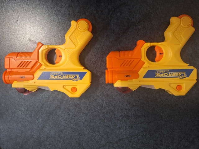 nerf classic edition laser guns