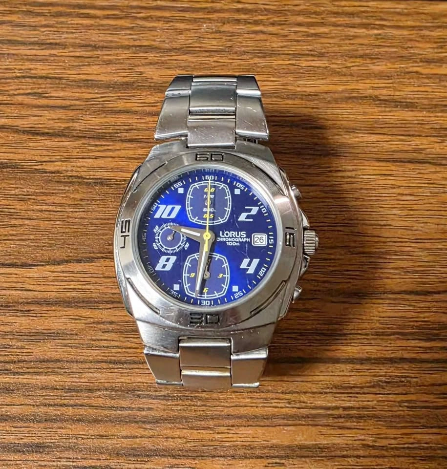 Lorus Chronograph 100m Stainless Steel