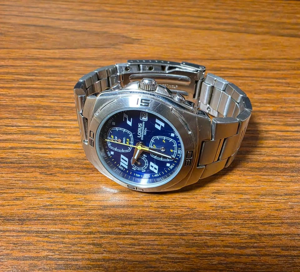 Lorus Chronograph 100m Stainless Steel - photo 3