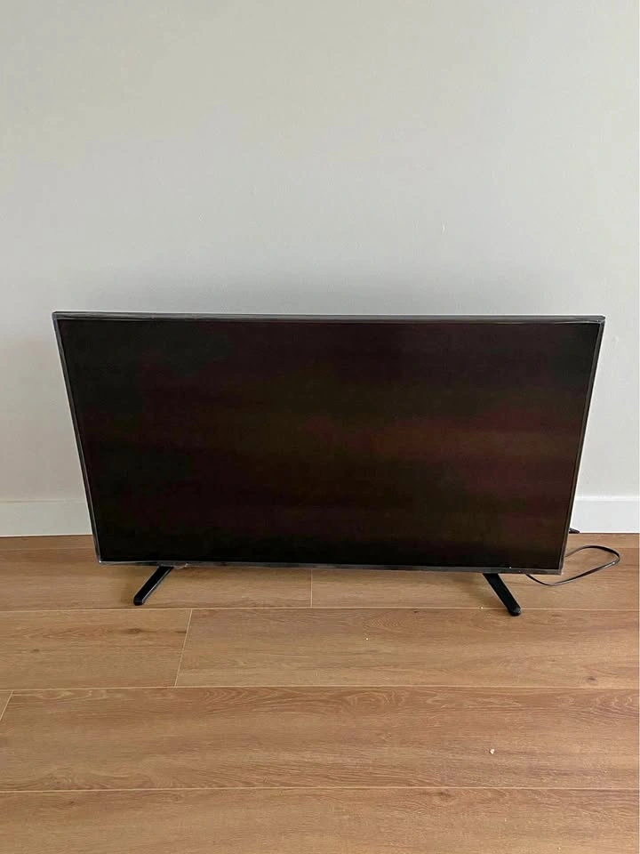 48 inch Insignia tv + tv legs + tv remote with batteries