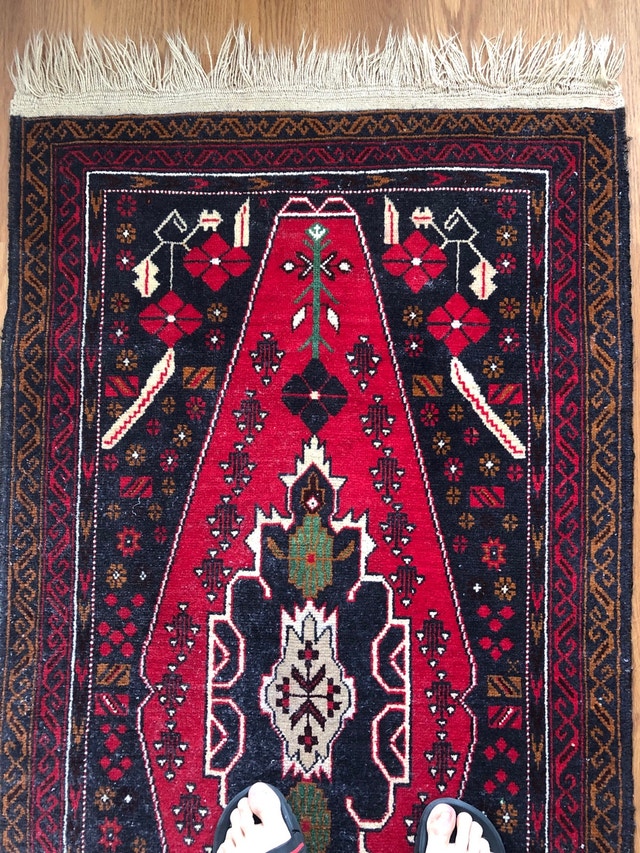 Hand-Knotted Wool Area Rug - photo 3