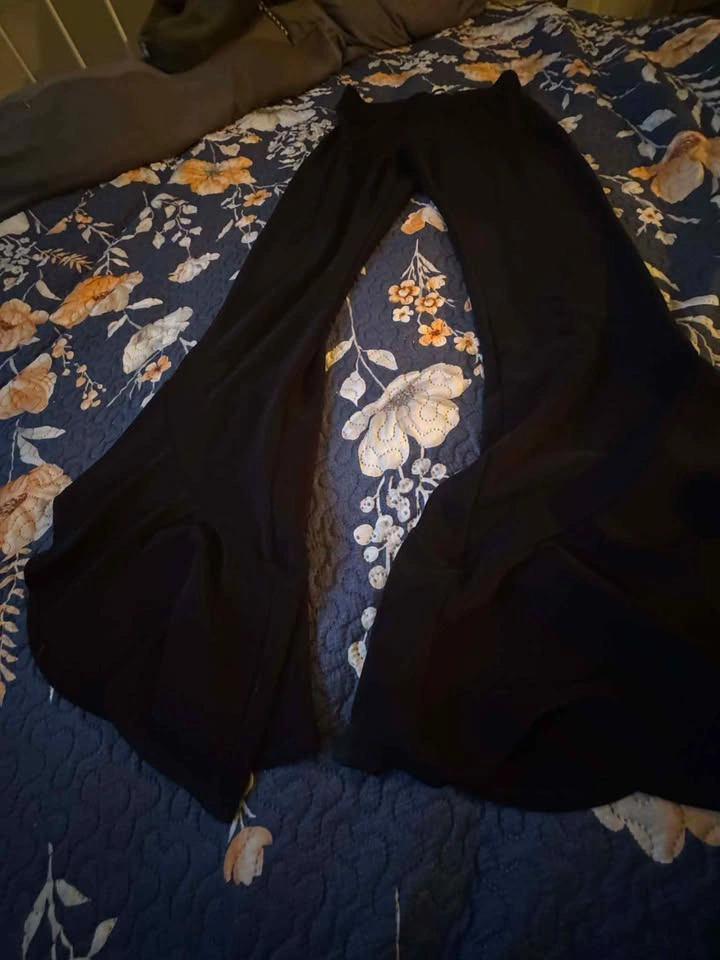 BN Zara Trafaluc Black Flared Leggings - photo 2