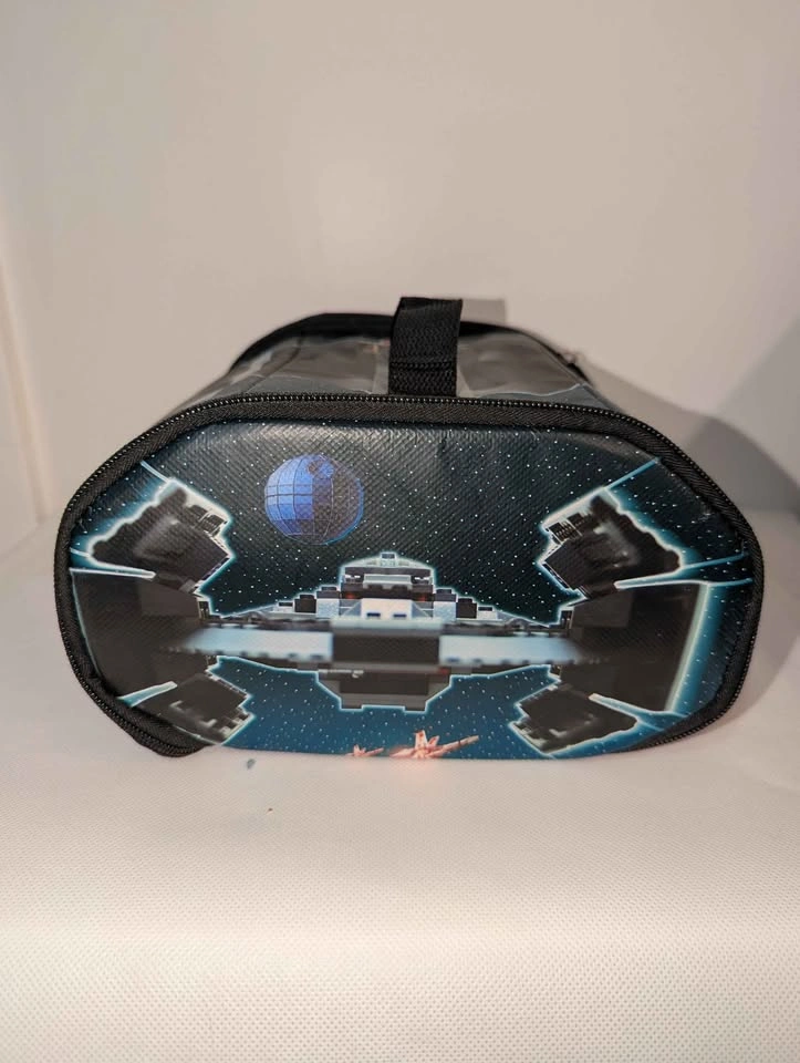 Lego Star Wars ZipBin Storage Carry Case Play Mat Tie Fighter Ba - photo 3