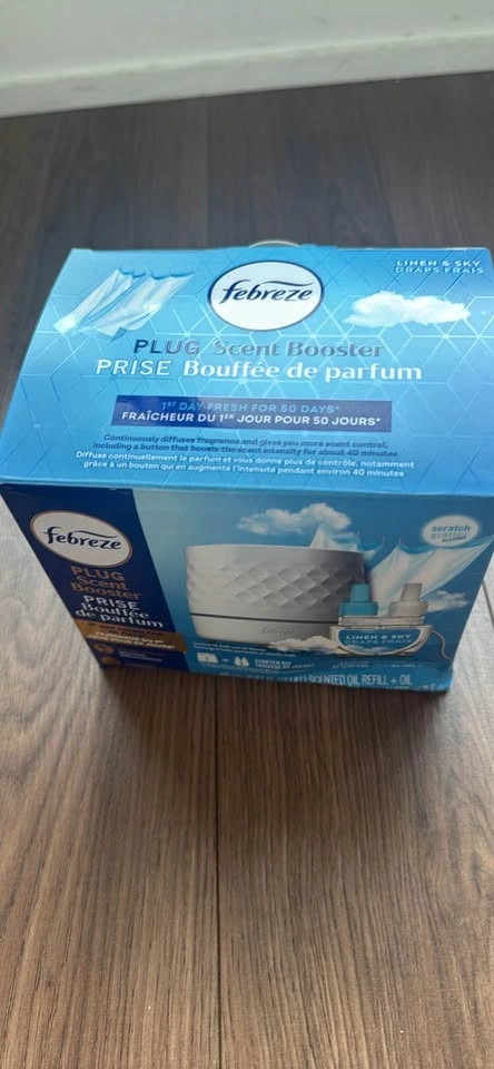 Febreze Plug Scent Booster Starter Kit Linen & Sky - photo 2