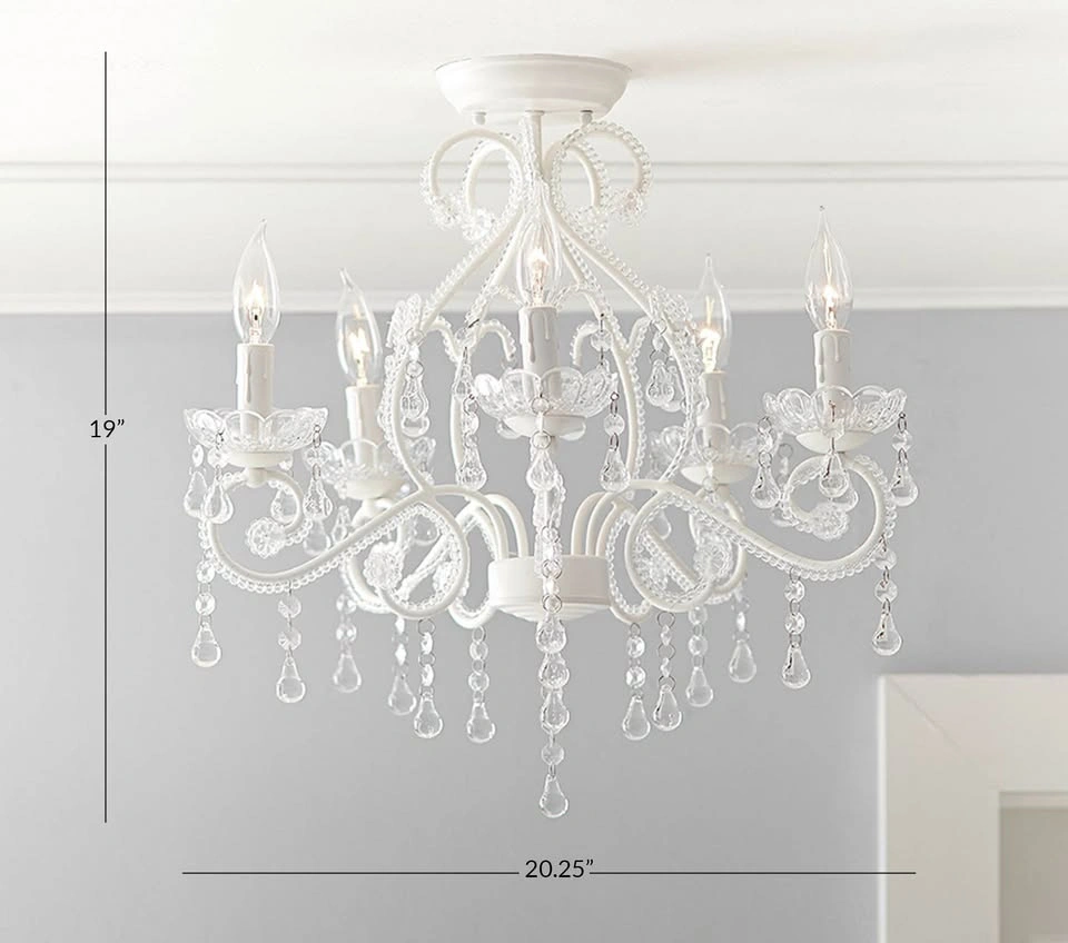 Pottery Barn Lydia Flush Mount Chandelier (20") - photo 2