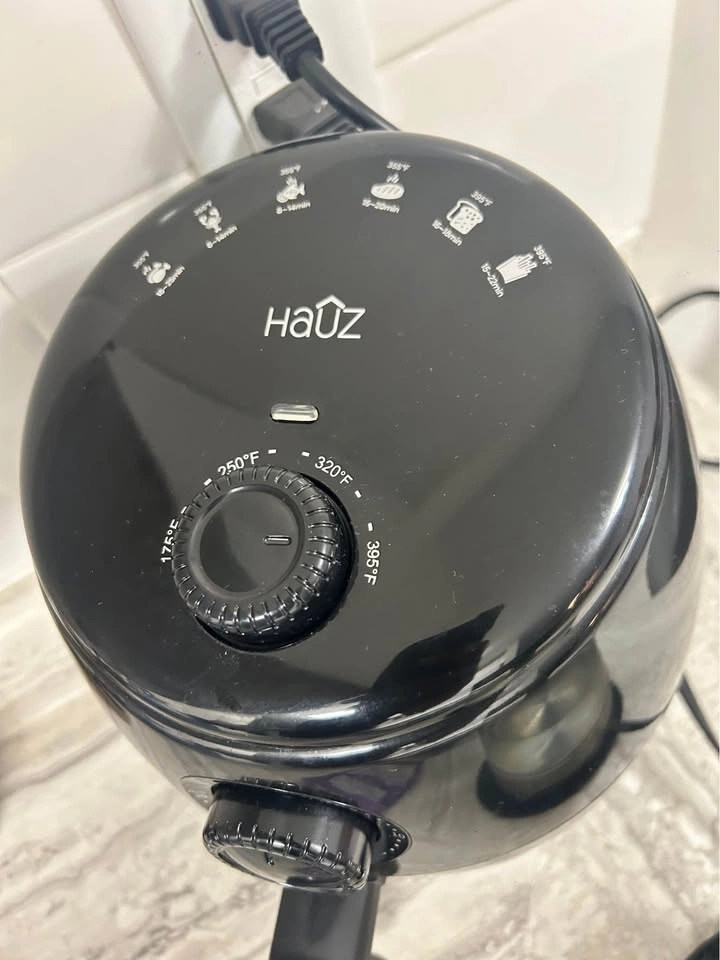 Hauz 5.0L 1700W Countertop Air Fryer in Black - photo 2