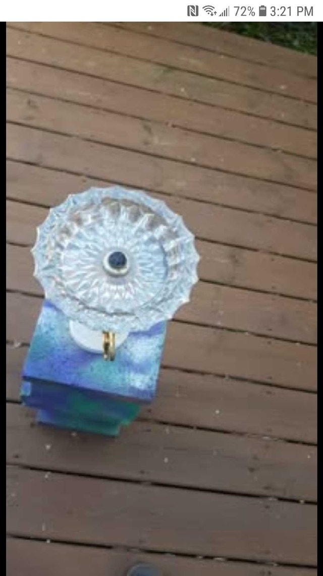 Hollywood Regency Standing Ashtray / Candy Dish - photo 3