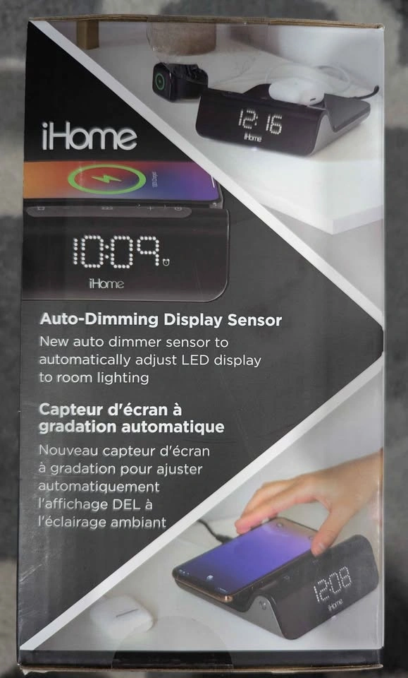 iHome 3-in-1 Magnetic Wireless Charging Clock - photo 4