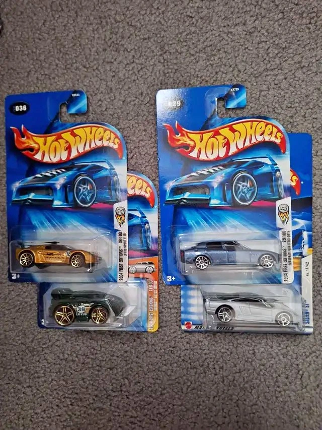 2001-2004 hot wheels European cars lot