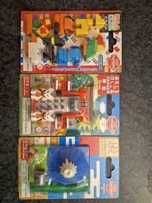 made in JAPAN eraser toys