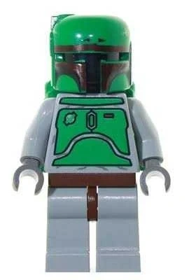 RARE classic grey Boba Fett mini figure