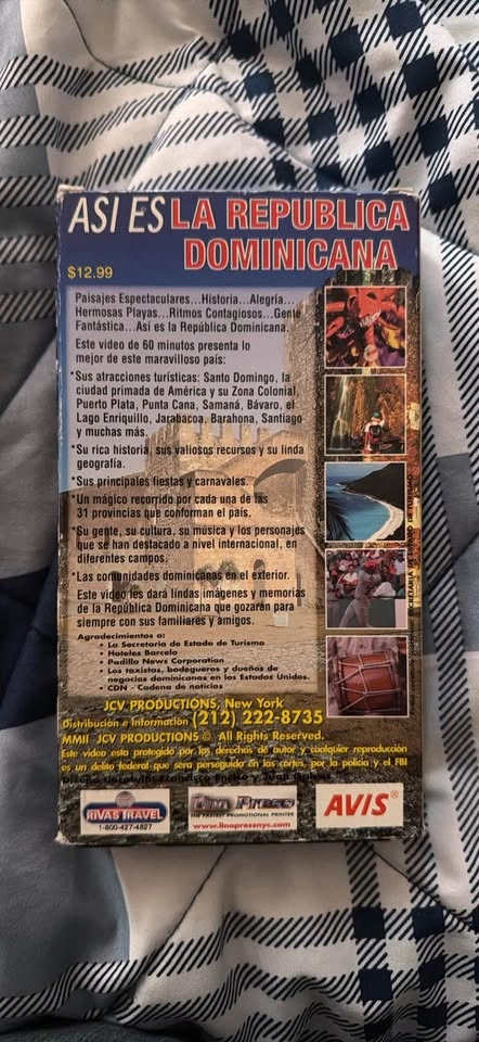 Asi Es La Republica Dominicana VHS - JCV Productions - photo 2