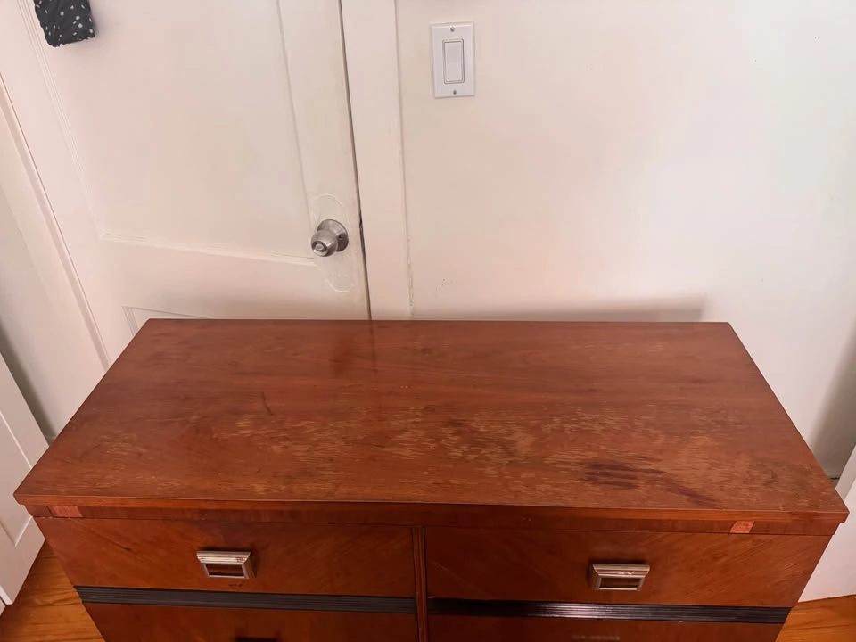 Drew Mid-Century Modern Art Deco Style 6-Drawer Dresser - photo 3