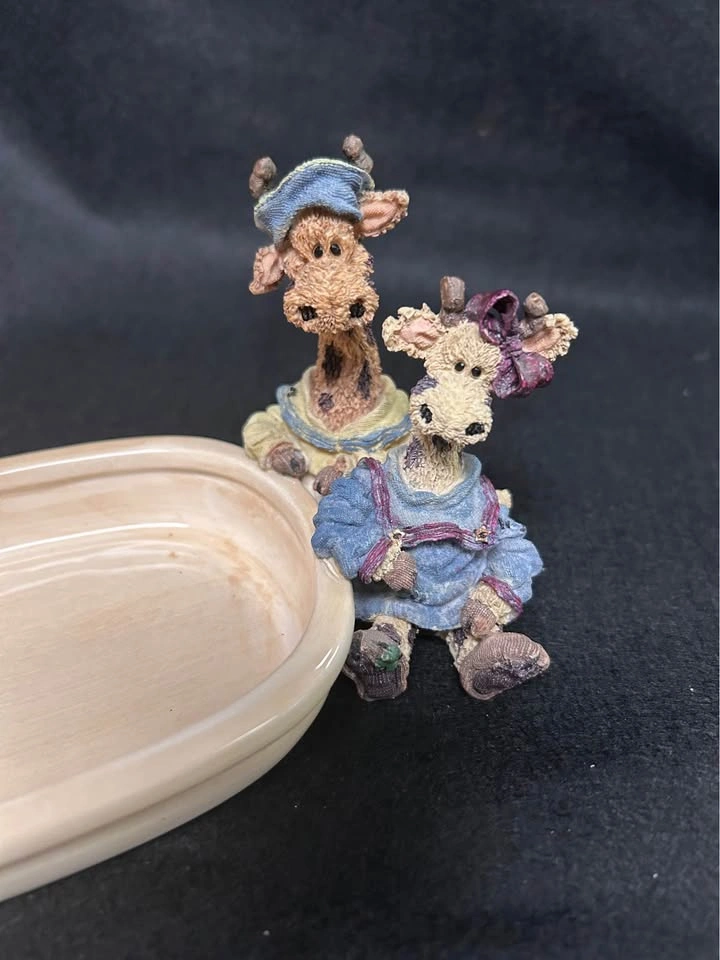 Boyds Collection Stretch & Skye Giraffe Soap Dish 1999 - photo 2
