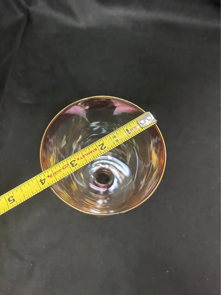 Ambiance Collection Hand Blown Wine Glasses – Set of 2 – Purple - photo 3