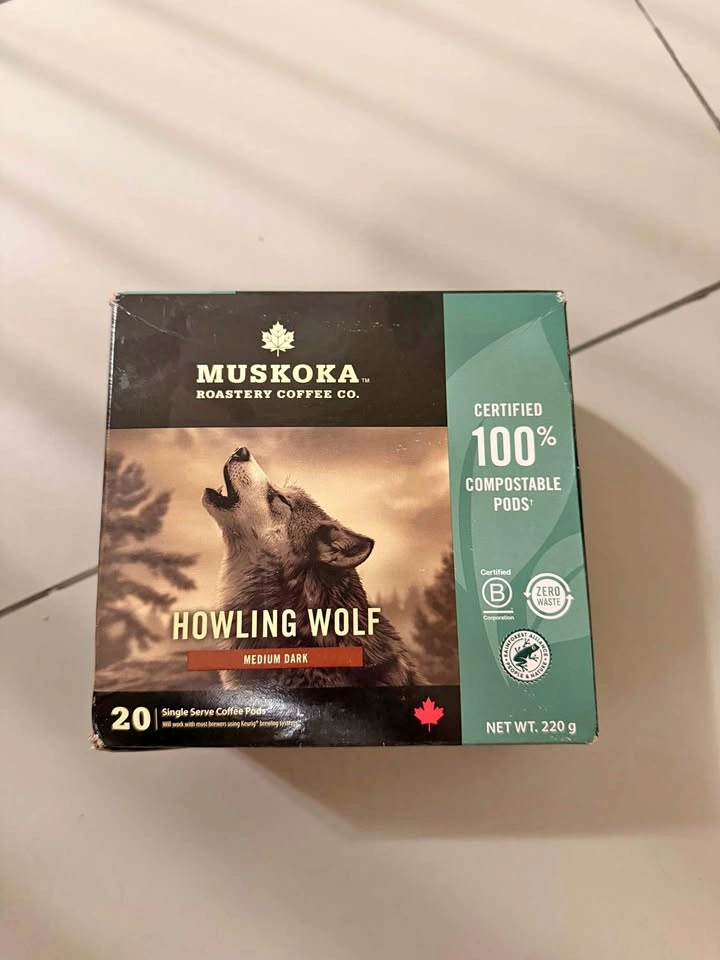 Muskoka Roastery Howling Wolf Coffee Pods – 20 Count