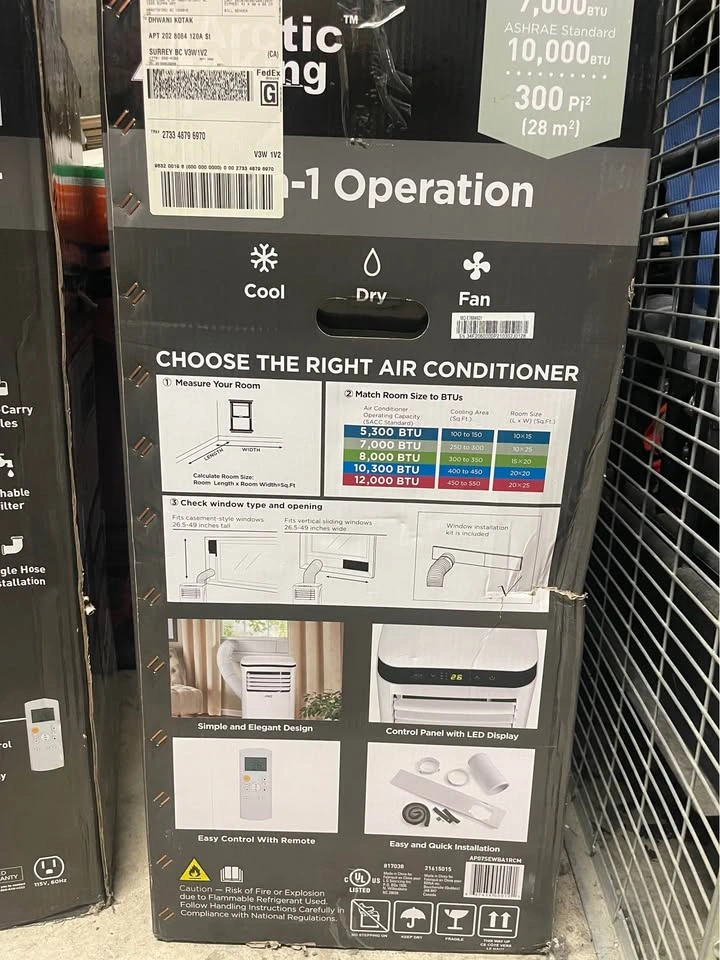2 Arctic King Portable Air Conditioners - 10,000 BTU - photo 3