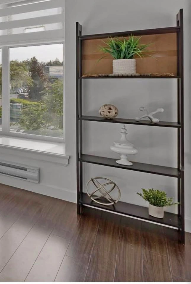 Bookcase, black-brown, 62x165cm (24 3/8x65")