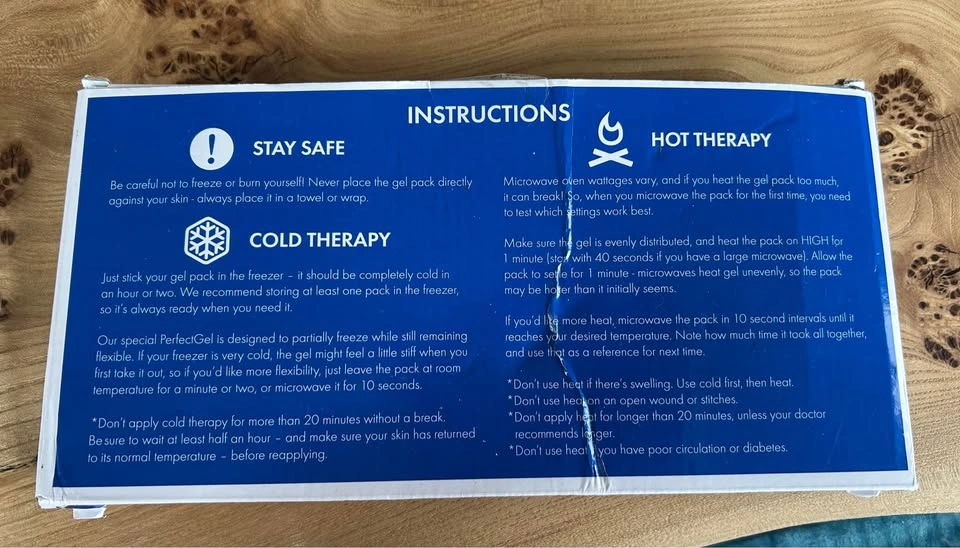 NEW - “Perfect Remedy” Pack of 2 Cold/ Hot Gel Packs - photo 2