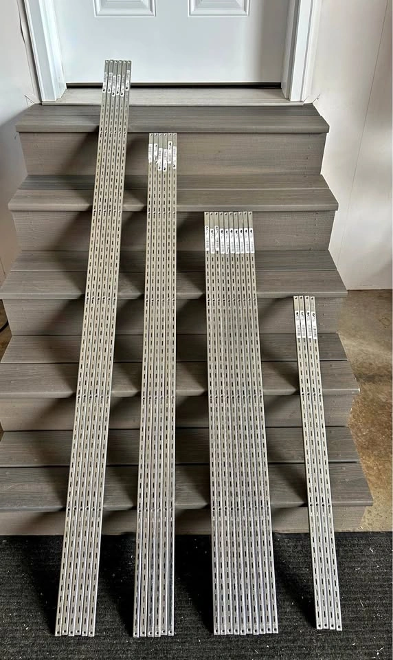 NEW - Knape & Vogt 80 Adjustable Shelf Standards