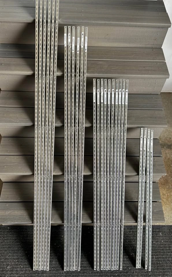 NEW - Knape & Vogt 80 Adjustable Shelf Standards - photo 4