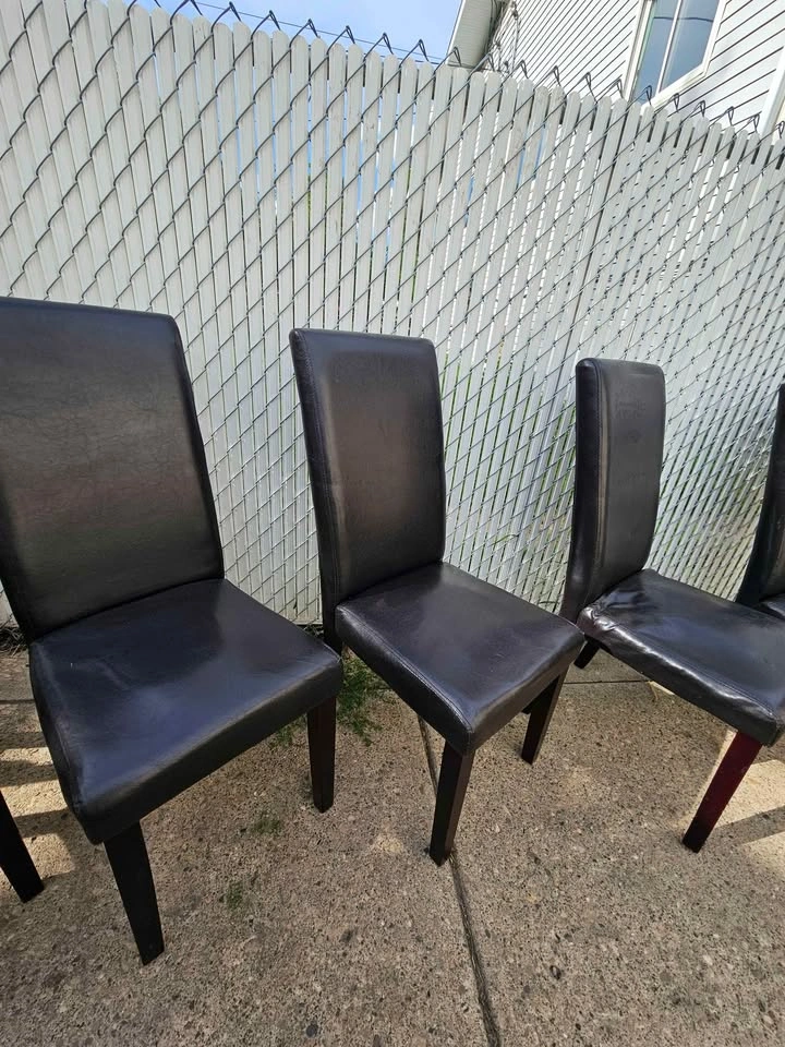 Set of 5 dining chairs - photo 2