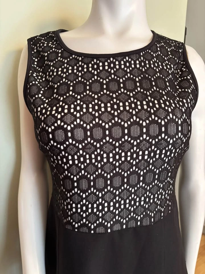 Ginger G Black Lace Bodice Sleeveless Dress - photo 3
