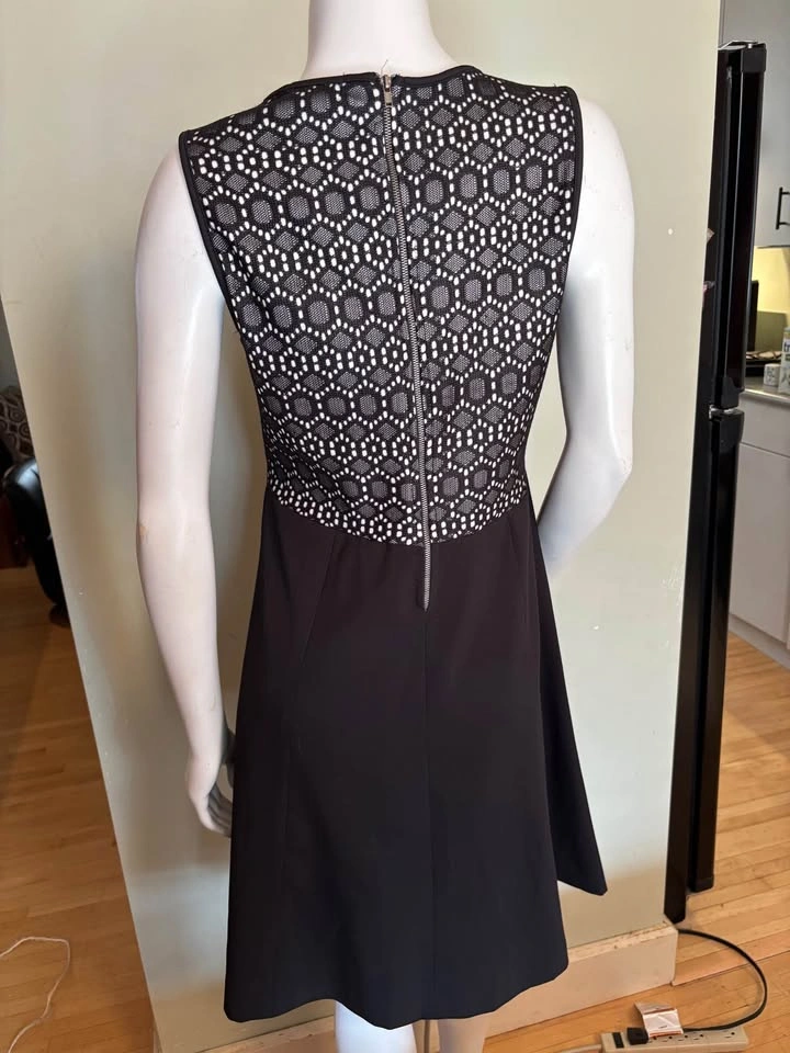 Ginger G Black Lace Bodice Sleeveless Dress - photo 4