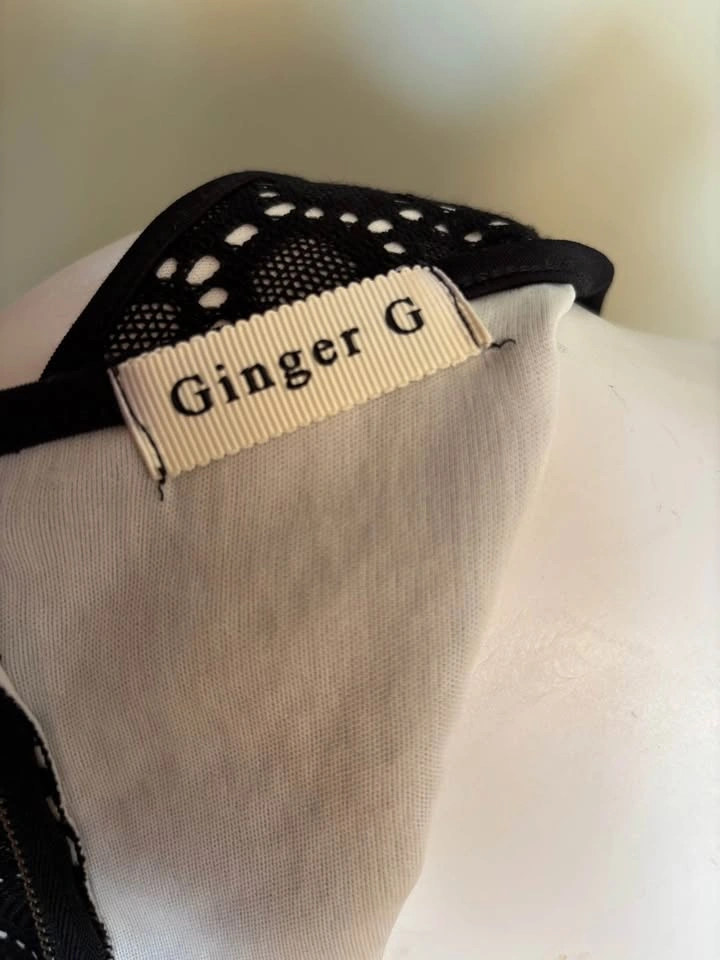 Ginger G Black Lace Bodice Sleeveless Dress - photo 5