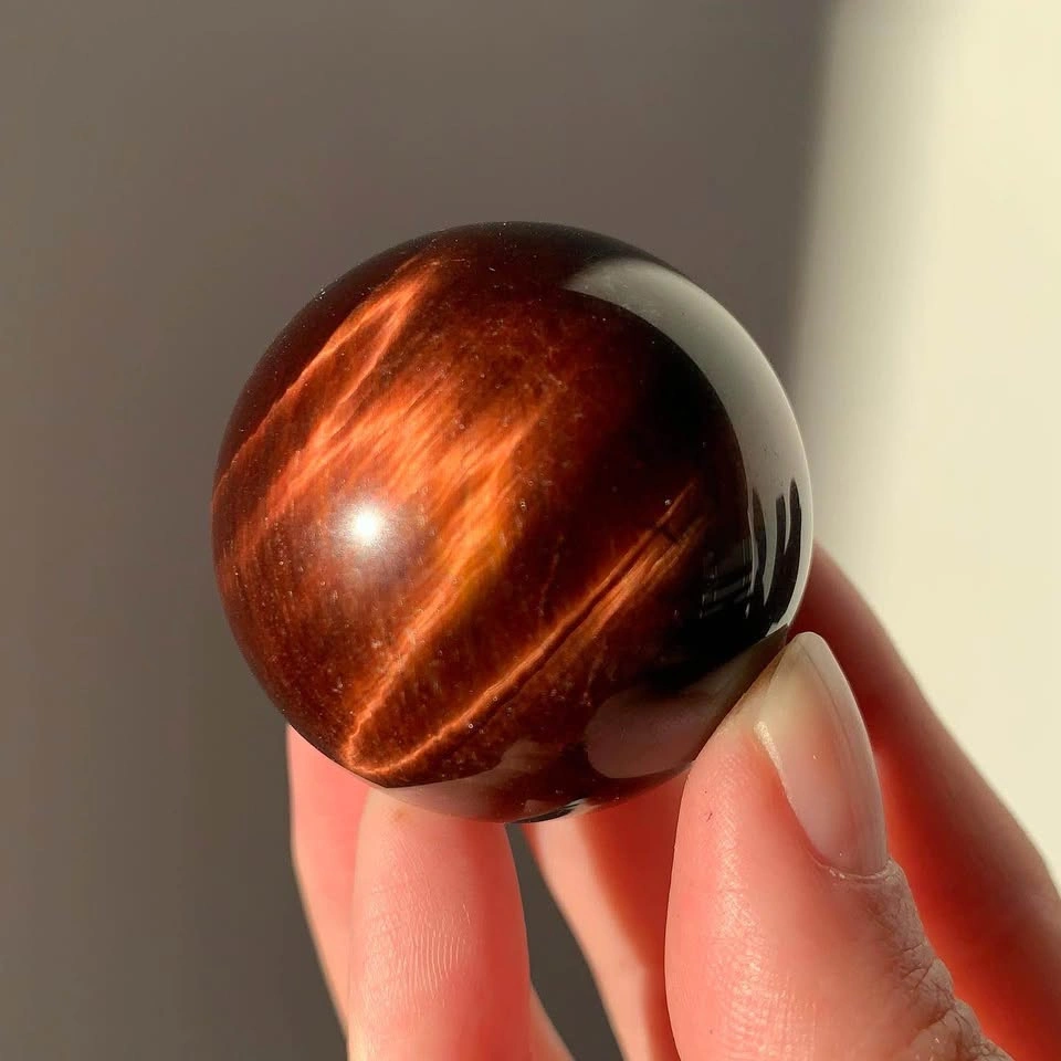 Red Tigers Eye Sphere - photo 4