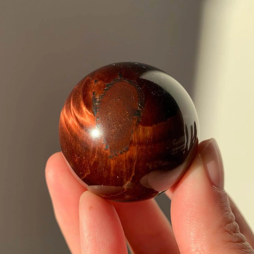 Red Tigers Eye Sphere - photo 5