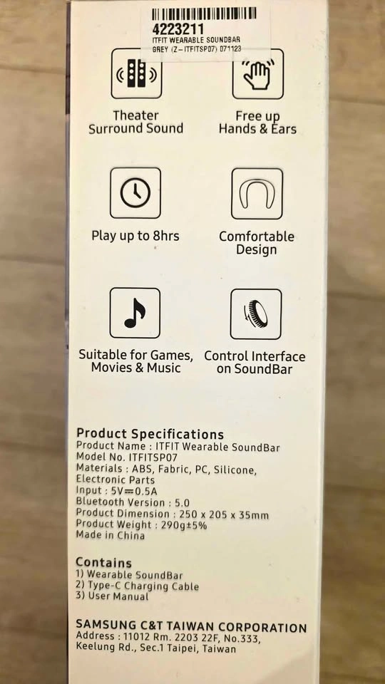 BNIB: Samsung wearable soundbar - photo 3
