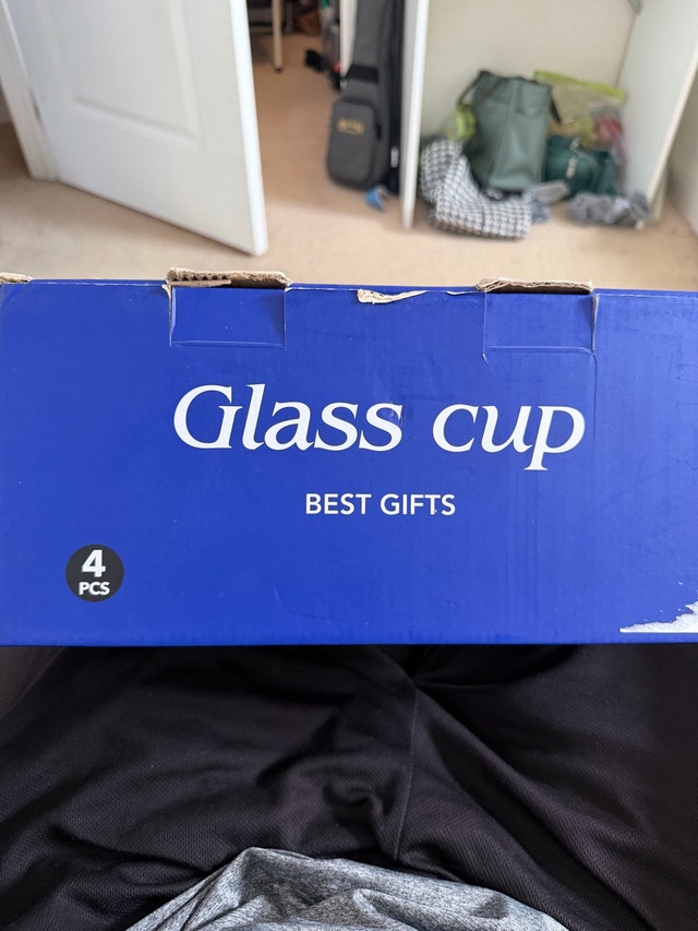 4 pc glass cups