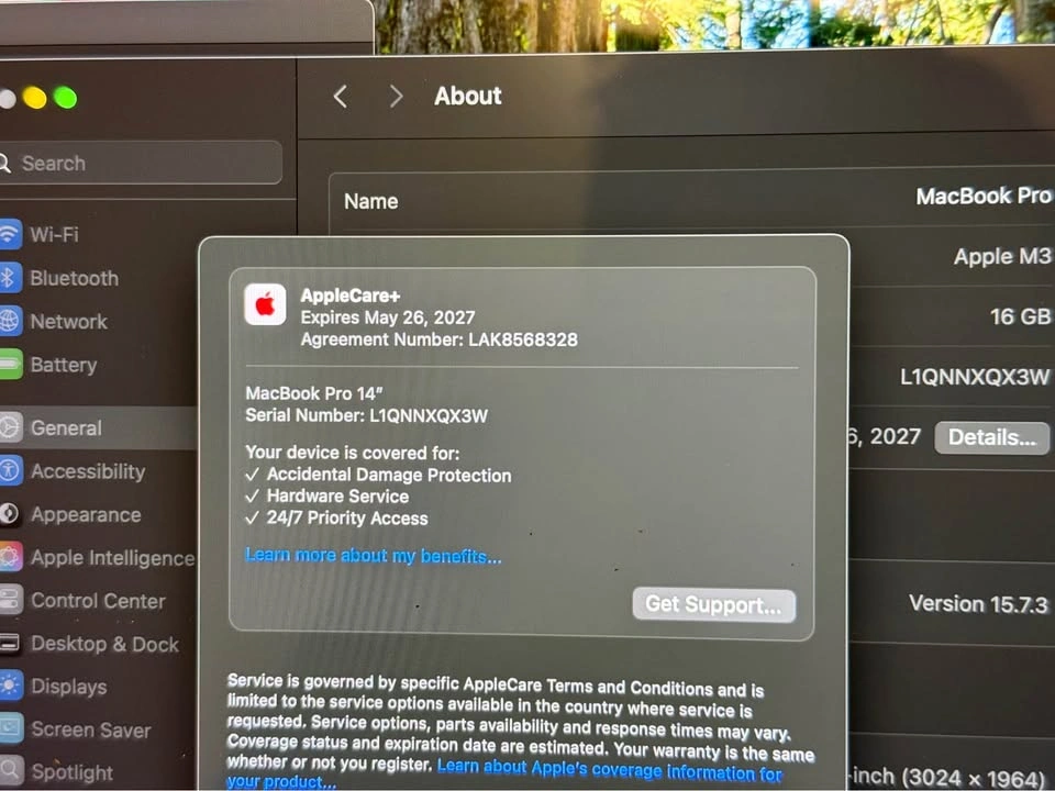 MacBook Pro 14-inch, 2023 M3 16GB RAM 512SSD Space grey - photo 5