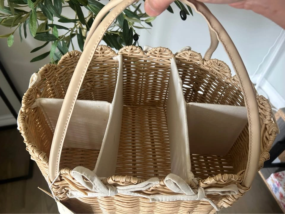 Klippehop Wicker Diaper Caddy - photo 2