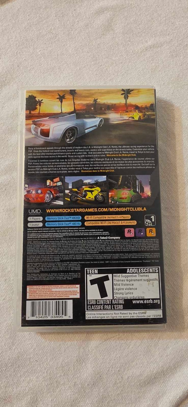 Midnight Club L.A. Remix (Sony Playstation Portable, PSP, 2008) - photo 2